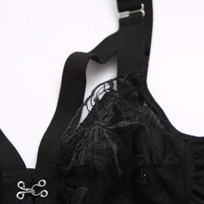Women's Mesh Ruffle Tutu Jumpsuit