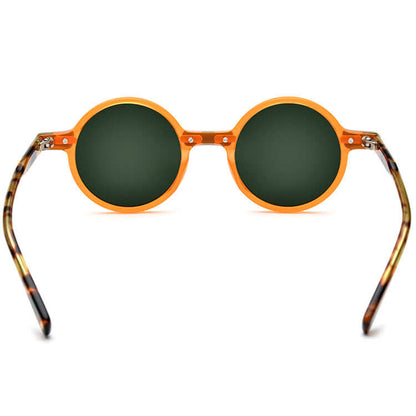 Classic Retro Plate Round Sunglasses