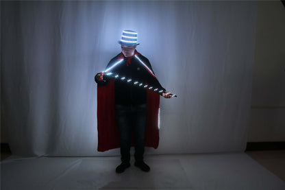 Led Hat Cloak and Cane