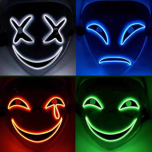 LED Luminous Black Mask