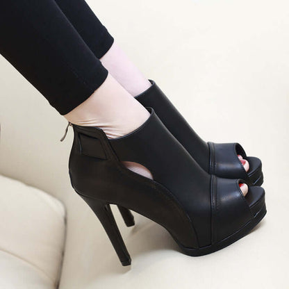 Fish Mouth High Heels