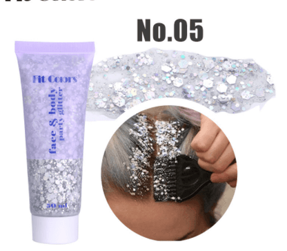 Glitter Gel Mermaid Scale Face Body Eye Shadow