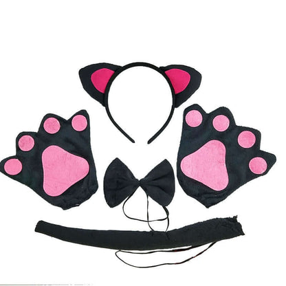 Kitten Headband and Gloves