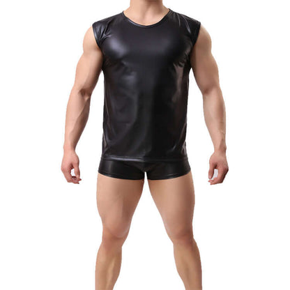 Faux Leather Shirts