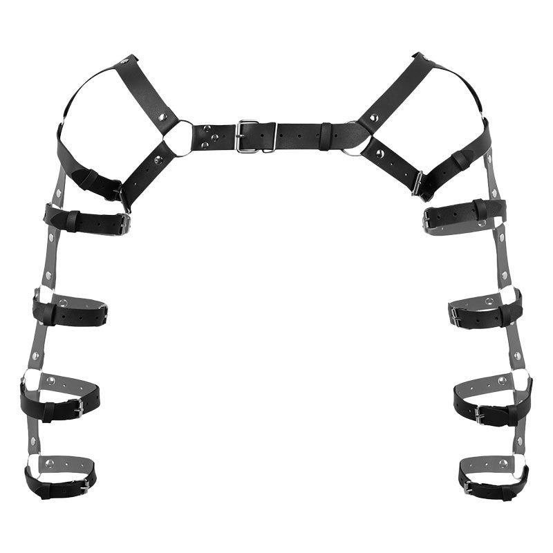 Men's Shoulder and Arms Leather Harness