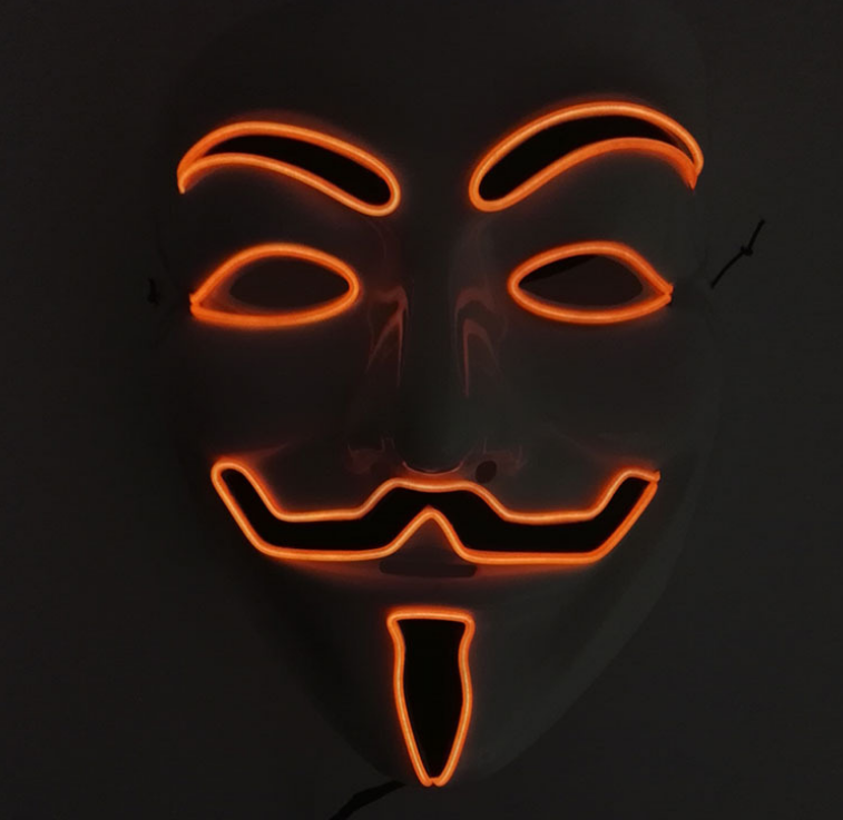 LED Guy Fawkes Mask