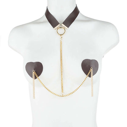Collar Pasties Golden Chain Set