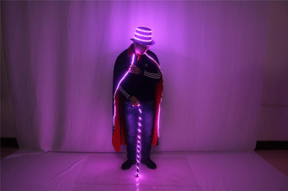 Led Hat Cloak and Cane
