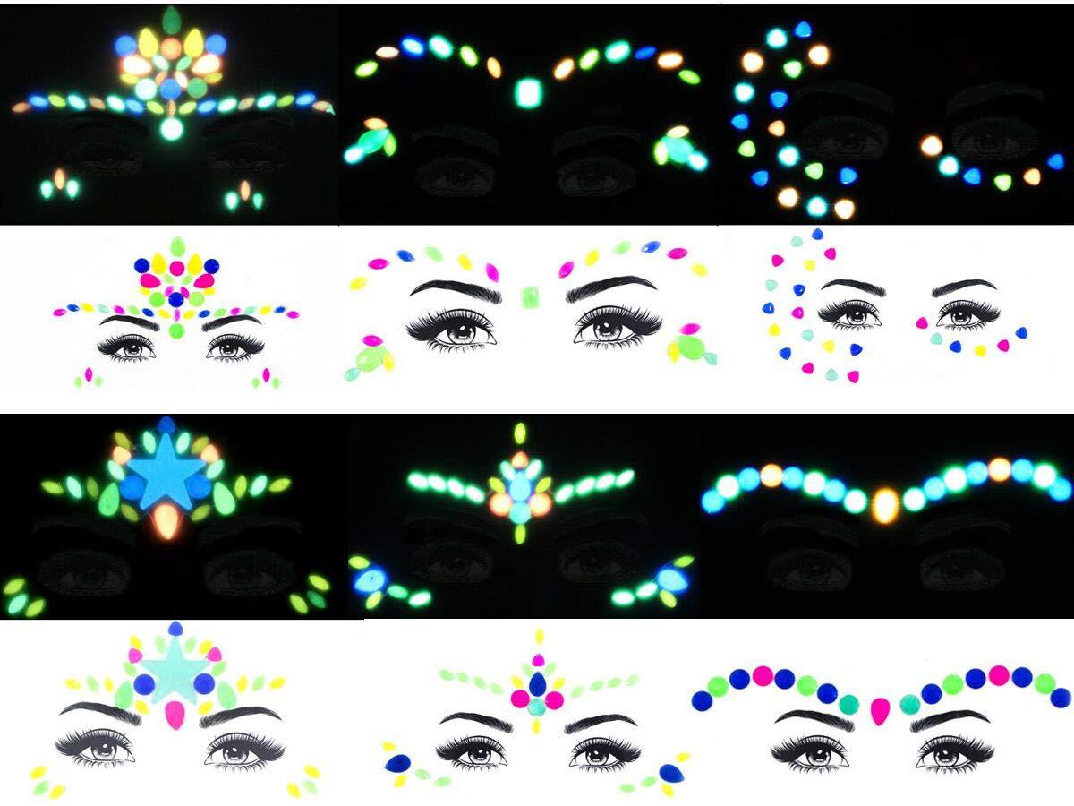 Luminous Jewel Face Sticker