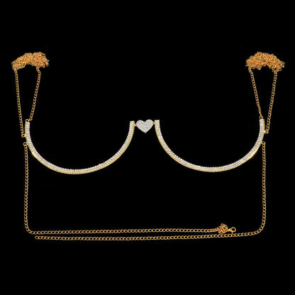Full Diamond Chest Chain