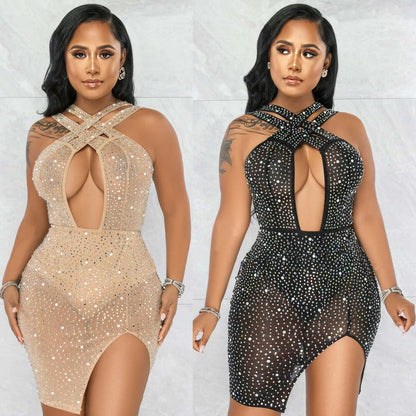 Mesh Sparkle Dress