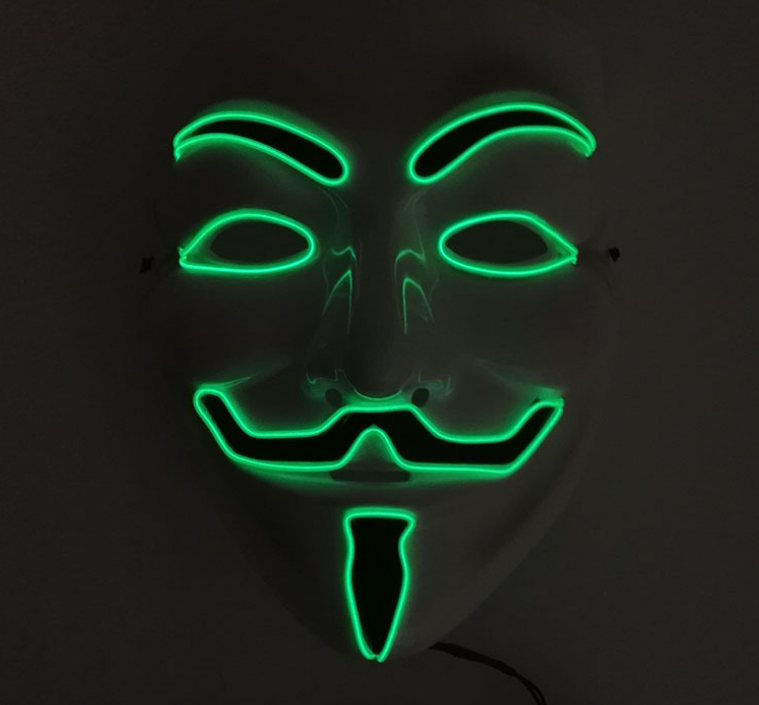 LED Guy Fawkes Mask