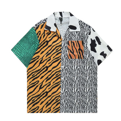 Animal Patchwork Shirt