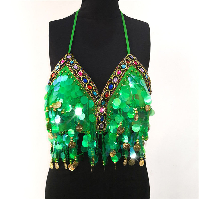 Festive Tassel Beads Top