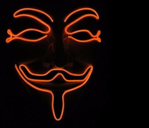 LED Guy Fawkes Mask