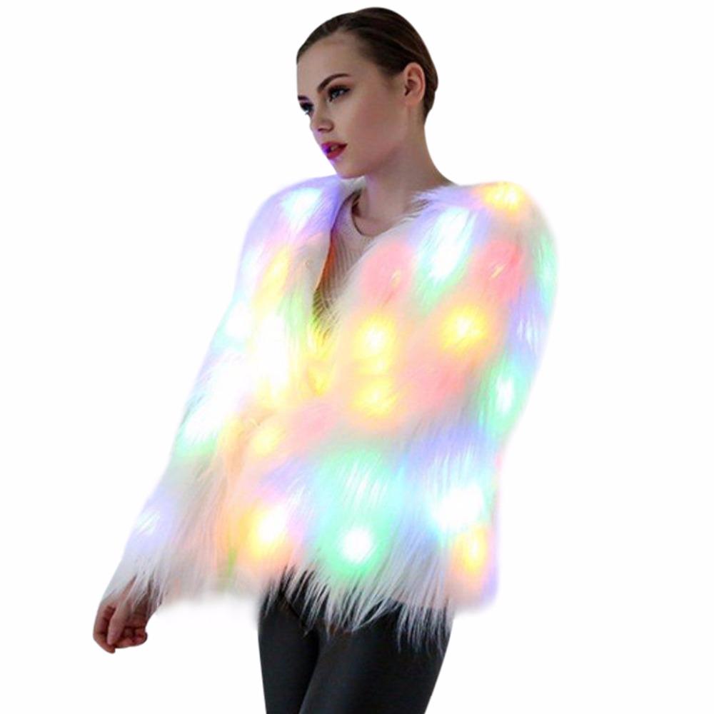 Festival Fur Coat LED Jacket