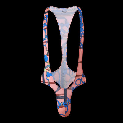 Men's Print Thong Jumpsuit