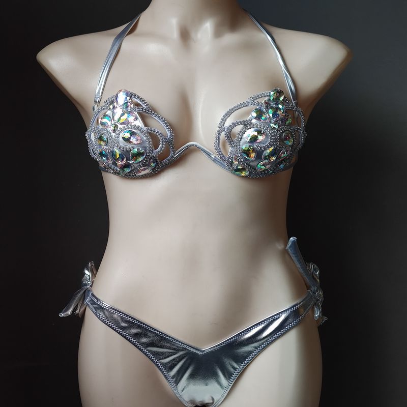 Cutout Diamond Bikini