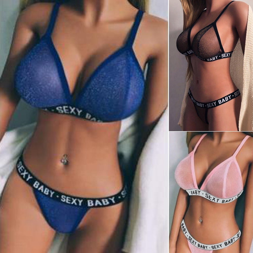 Sexy Baby Bra and Thong Set