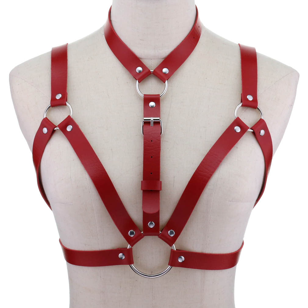 Womens Red Chest Harness (multiple styles)