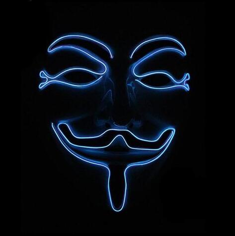 LED Guy Fawkes Mask