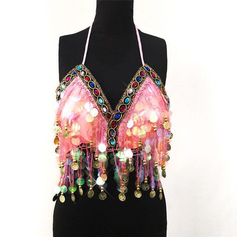 Festive Tassel Beads Top