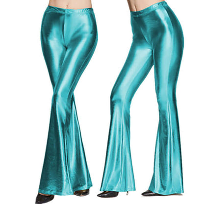 Metallic Glitter Bell Bottoms