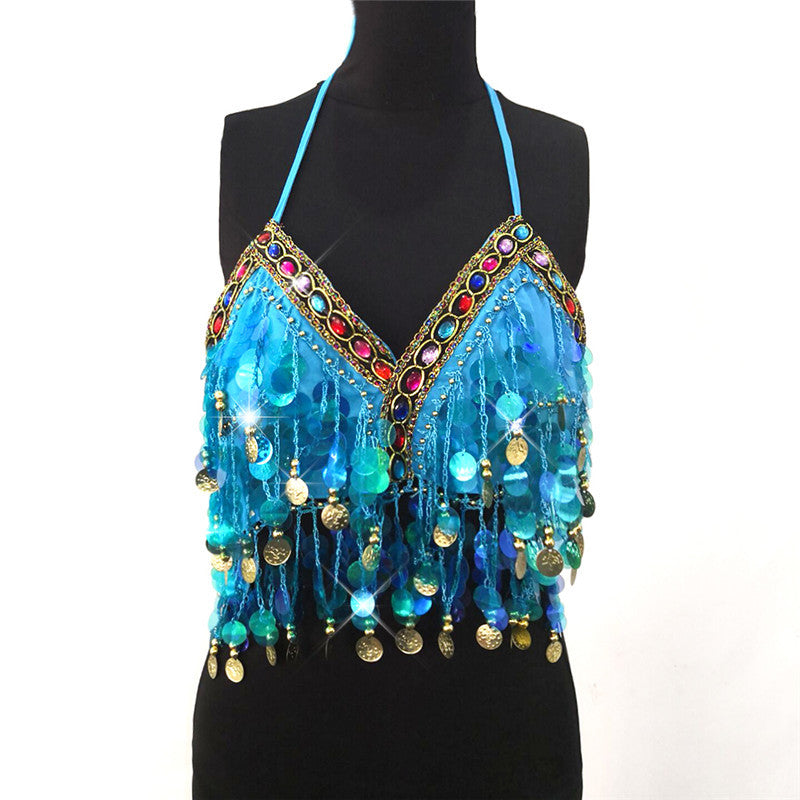 Festive Tassel Beads Top