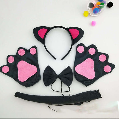 Kitten Headband and Gloves