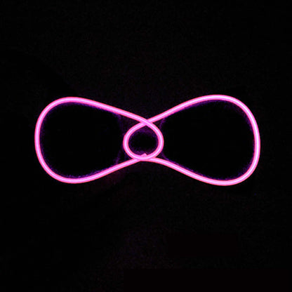 Neon LED Luminous Bow Tie