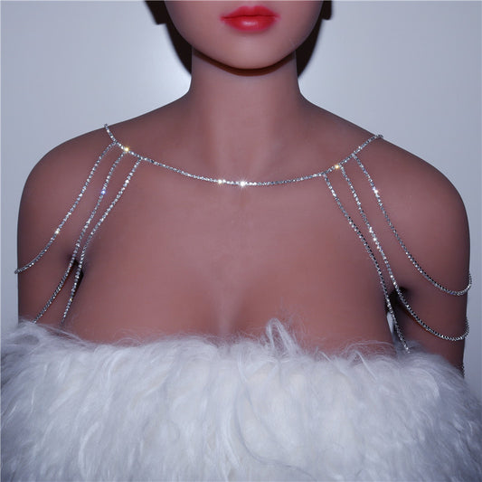 Rhinestone Shoulder Chain