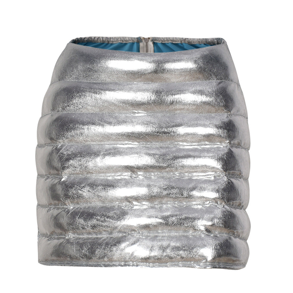 Hip Pack Metallic Skirt