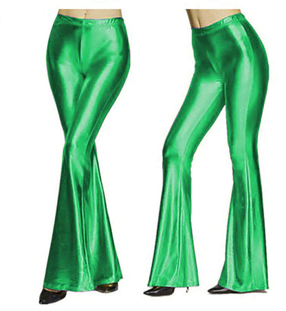 Metallic Glitter Bell Bottoms