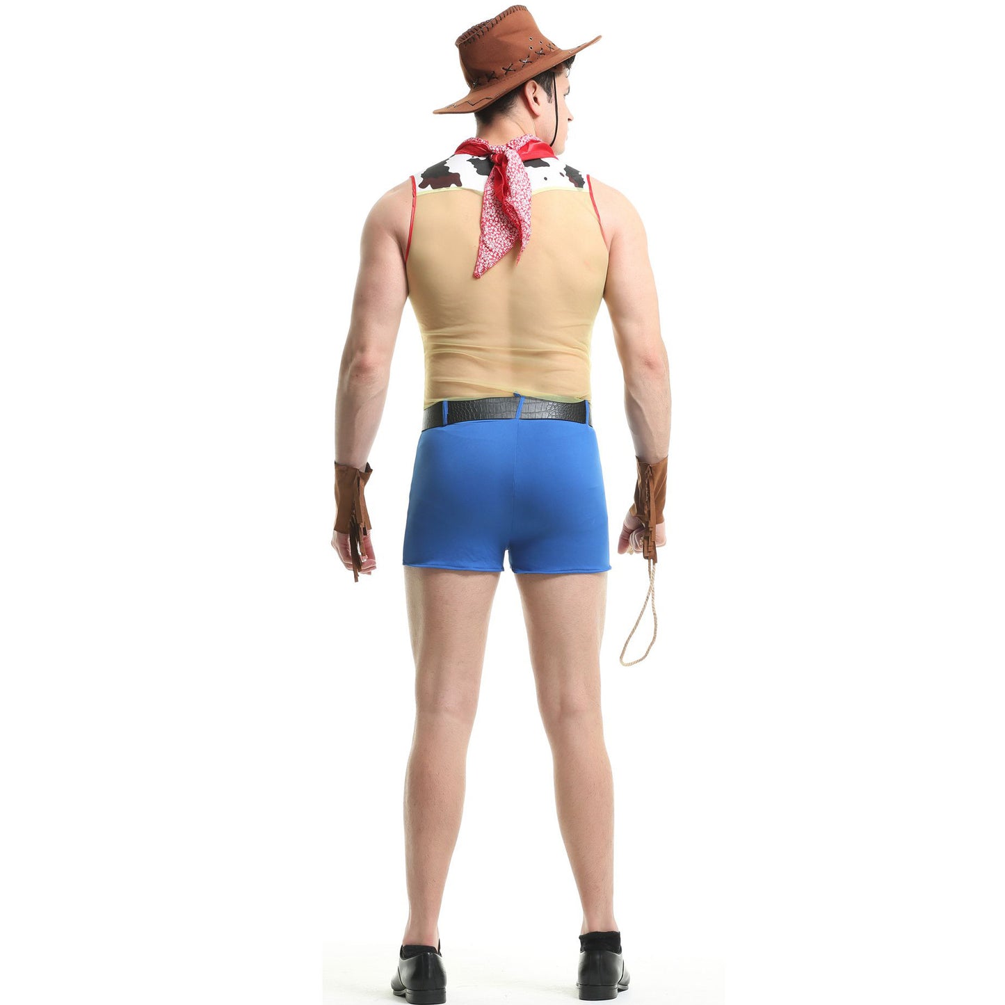 Sleeveless Shorts Cowboy Costume