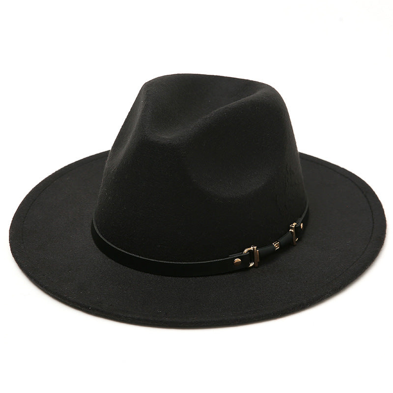 Casual Big Brim Jazz Hat