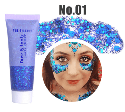 Glitter Gel Mermaid Scale Face Body Eye Shadow