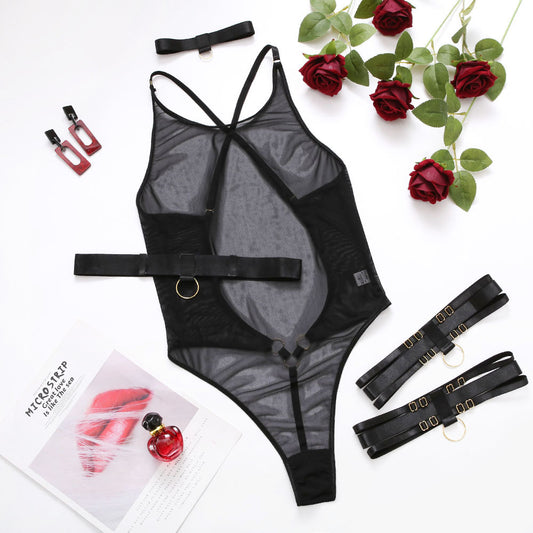 Women's Lingerie Four-Piece Set