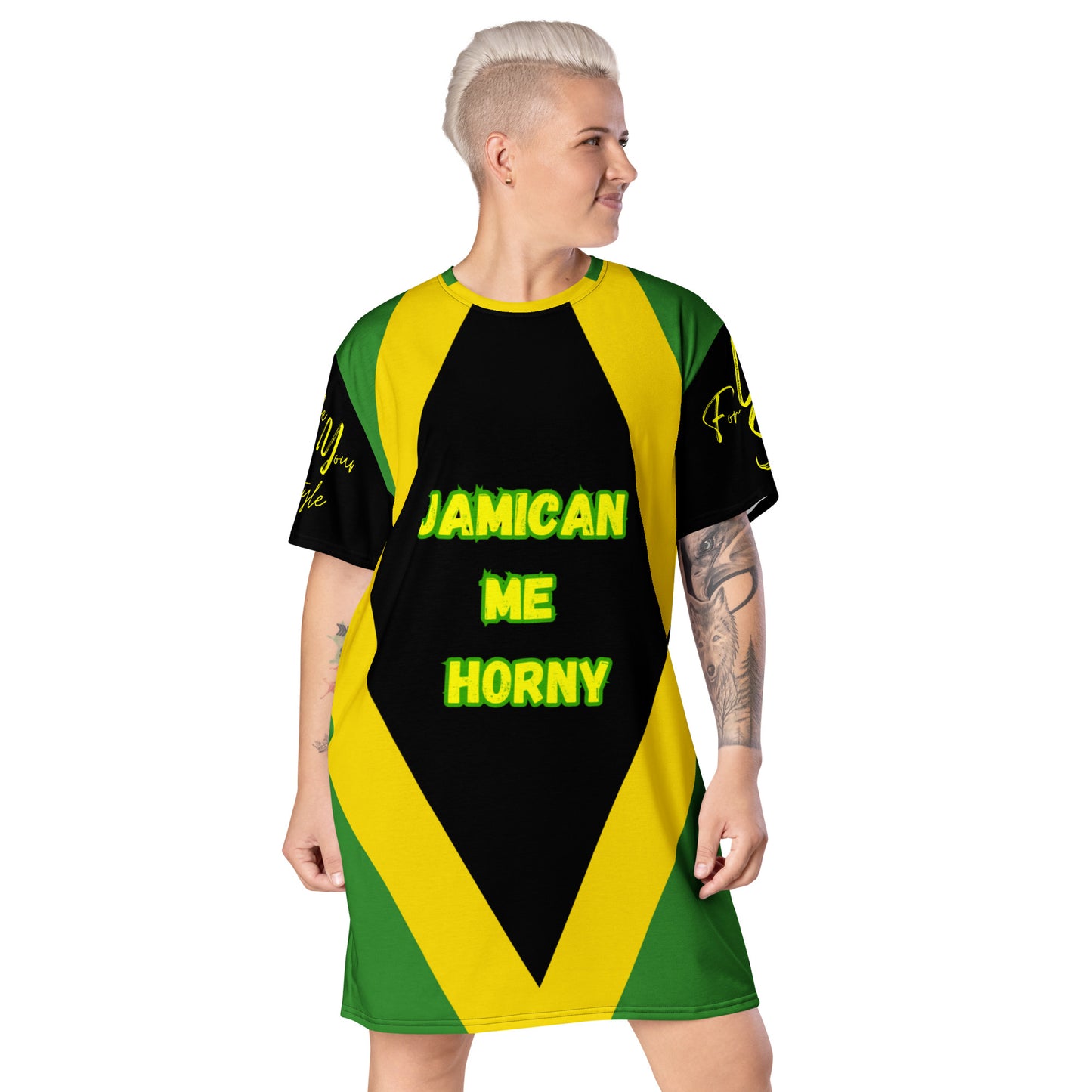 Jamaican T Shirt  dress