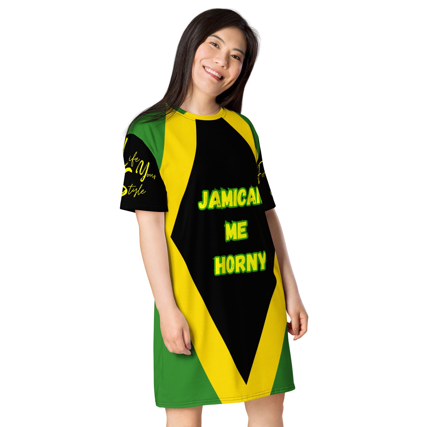 Jamaican T Shirt  dress