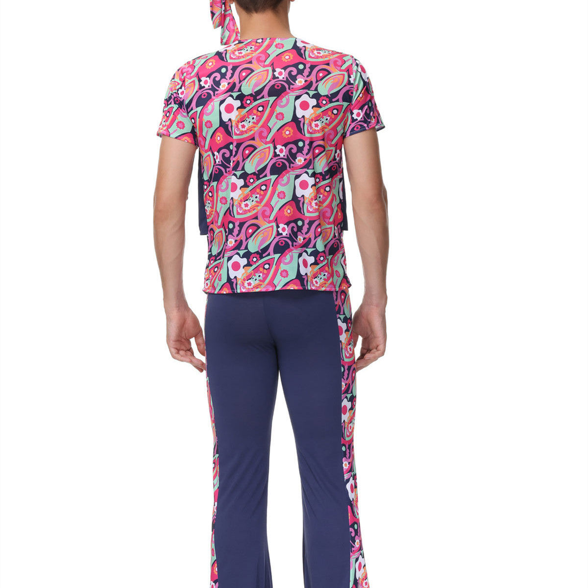 Mens Disco Purple Hippie Design