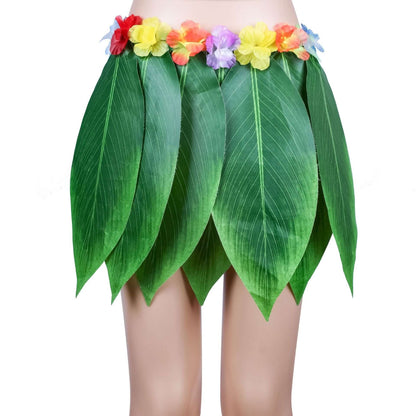 Hawaiian Simulation Leaf Skirt