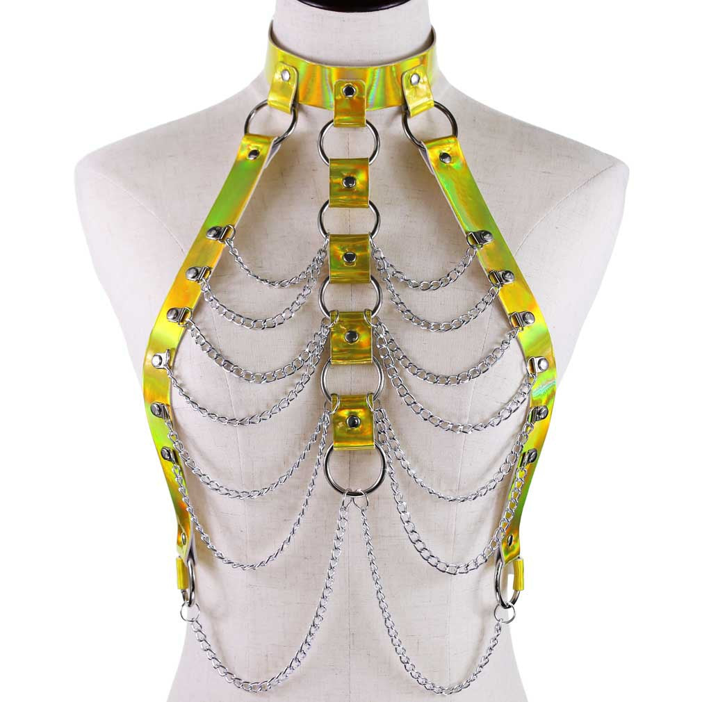 Metallic Festival Body Chain