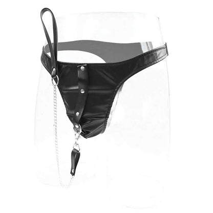 PU Leather Ling with Leash