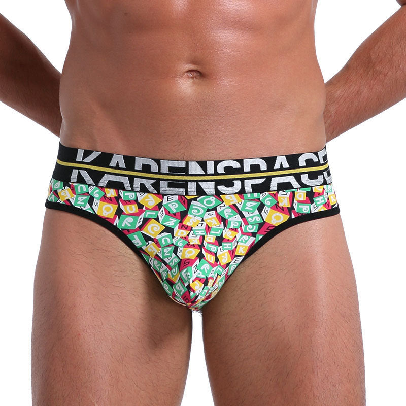 Men's Breathable Printed Underwear