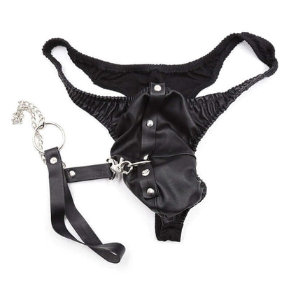PU Leather Ling with Leash