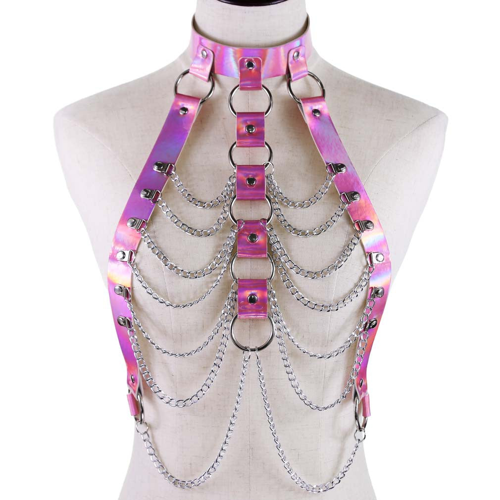 Metallic Festival Body Chain