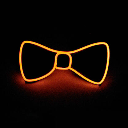 Neon LED Luminous Bow Tie