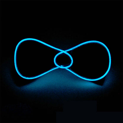 Neon LED Luminous Bow Tie