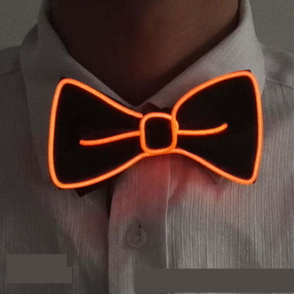 Neon LED Luminous Bow Tie