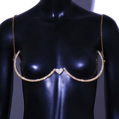 Full Diamond Chest Chain
